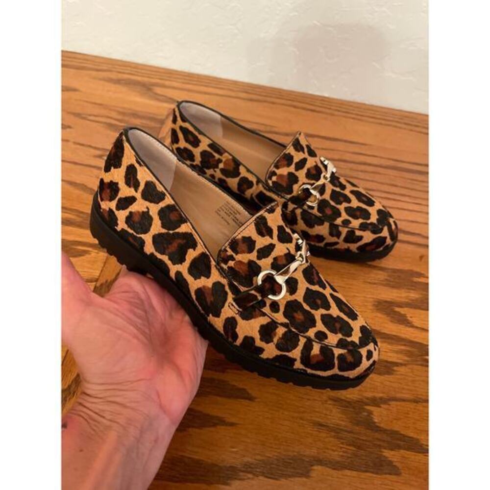 INC CALF SKIN HORSE BIT LOAFER SIZE 6